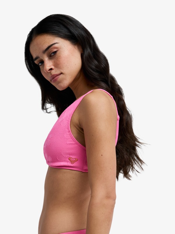 Roxy Paradise Elongated Tri Haut de bikini triangle Rose Femme