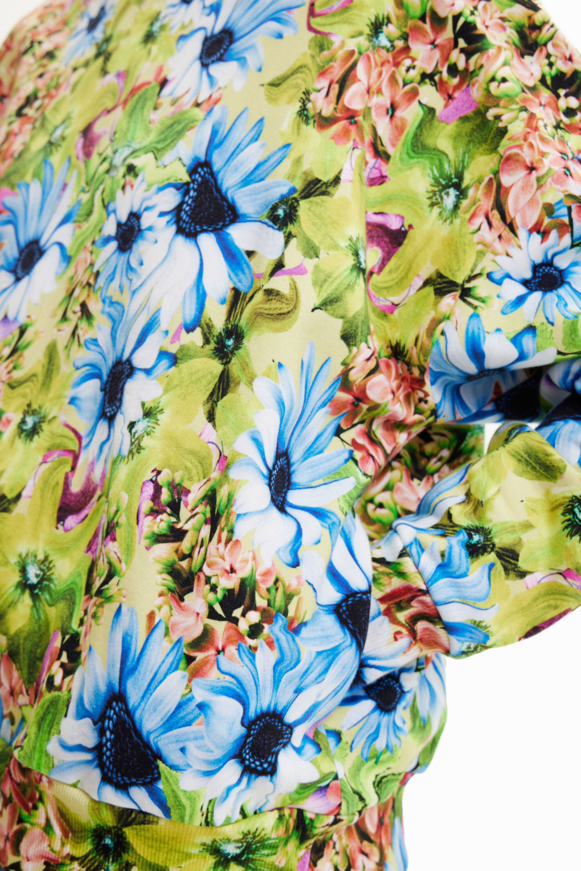 Suéter floral oversized