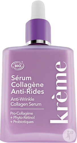 Krème Sérum Collagène Anti-Rides Bio Flacon Compte-Gouttes 30ml