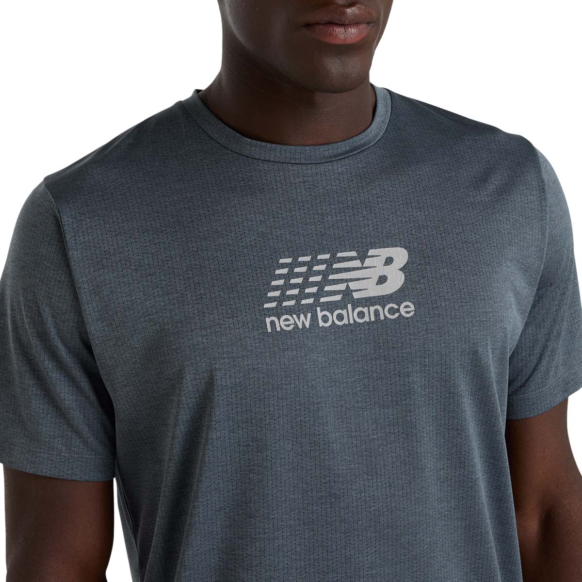 New Balance Athletics Reflective Graphic Løbe T-shirt Herre