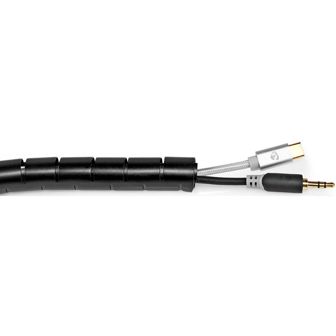 Nedis CMSW1922BK200 spiraalband 22 mm 2 meter zwart