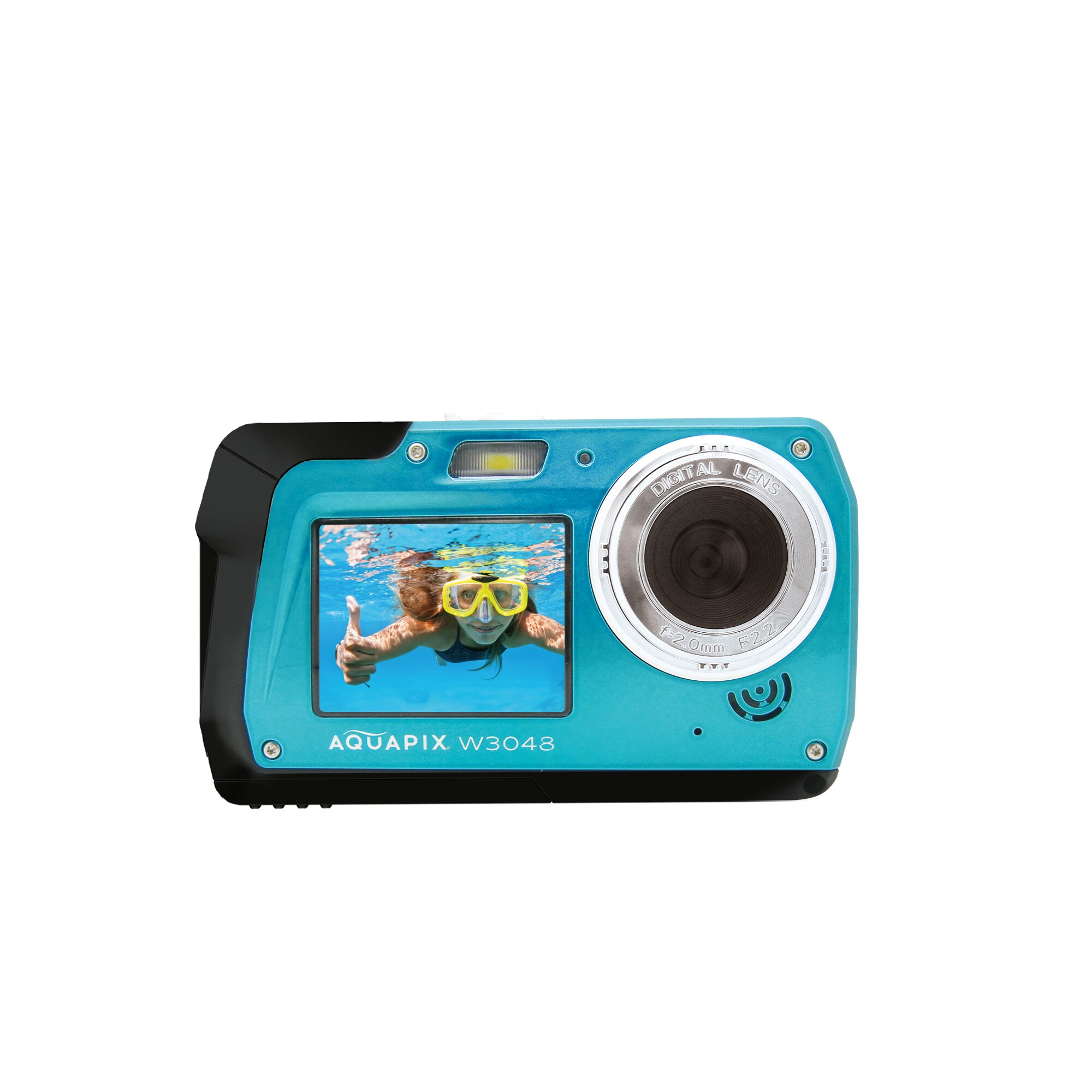 Aquapix W3048 EDGE Unterwasserkamera iceblau