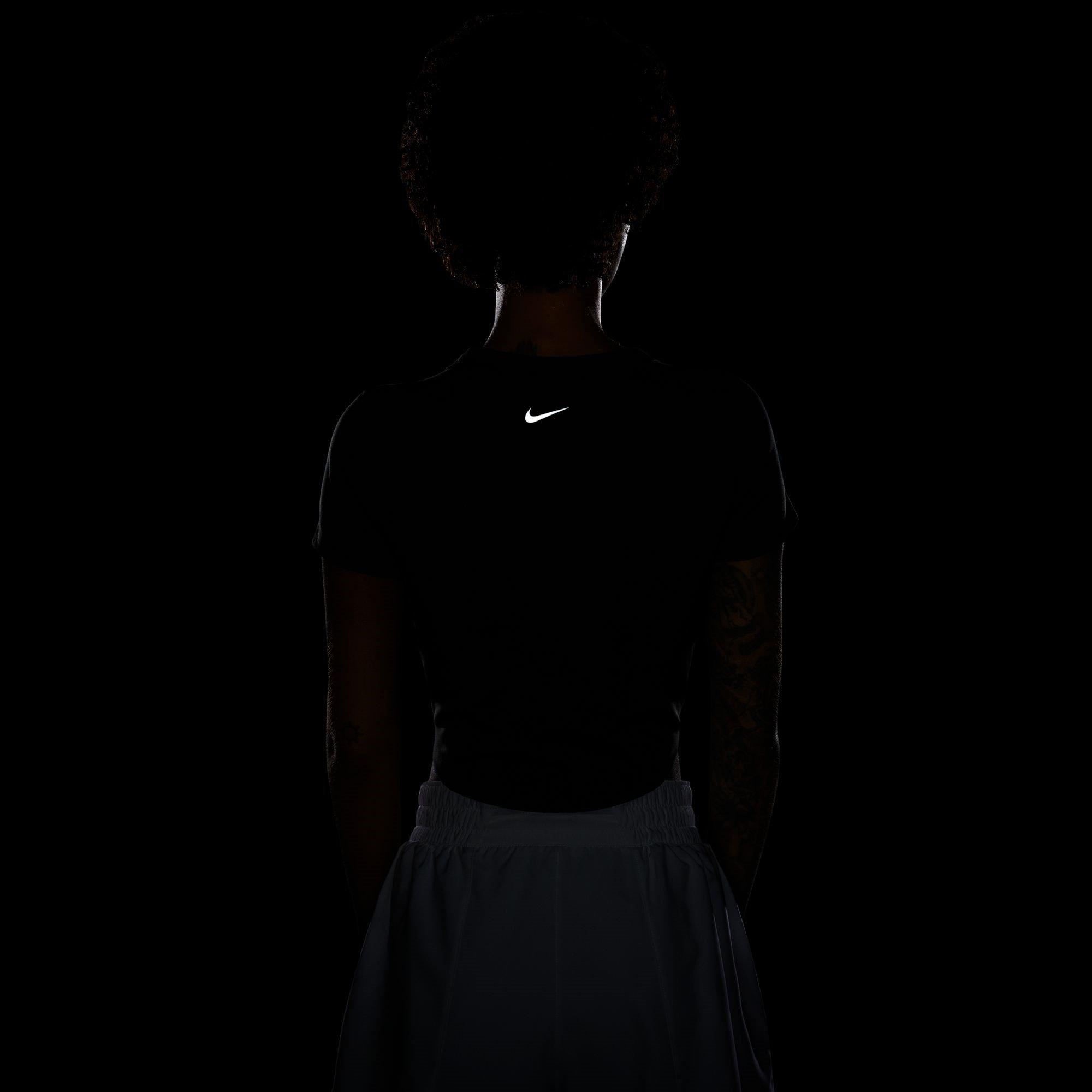 Nike One Fitted Womens Dri FIT Short Sleeve Top