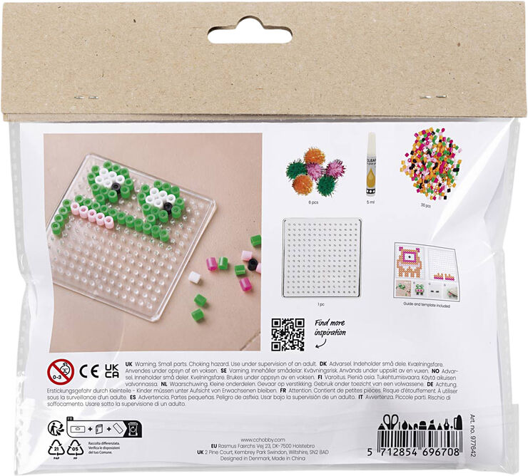 Creativ Company Mini DIY Kit Rørperler , Monster