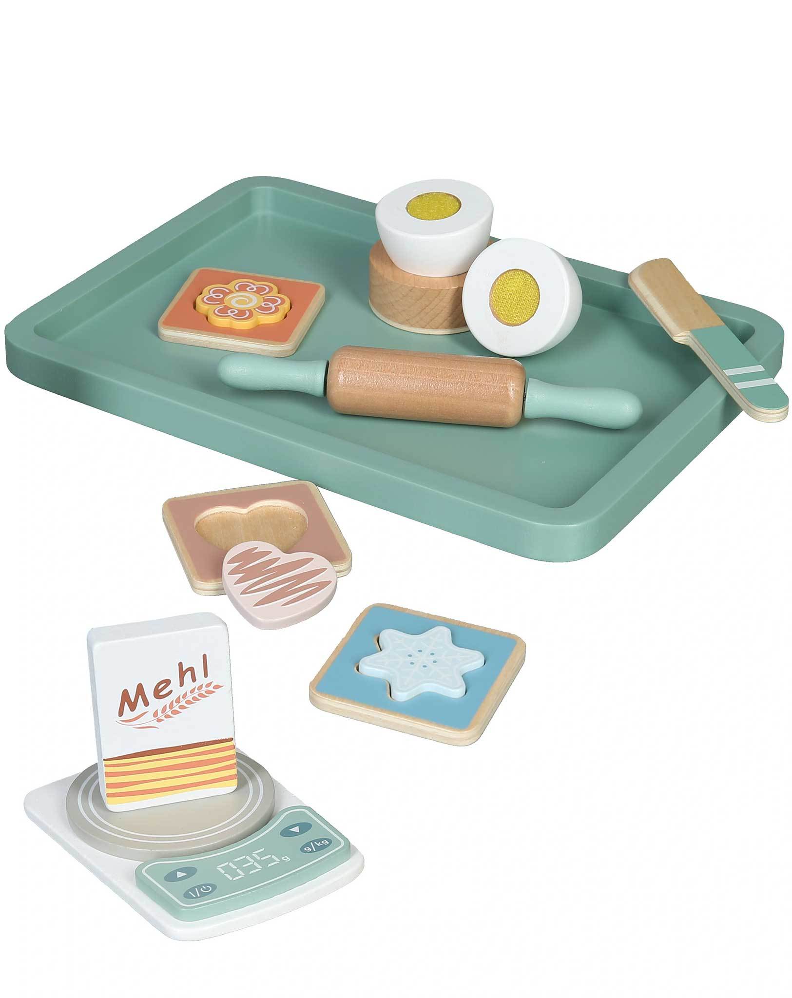 Backset BISCUITS 14-teilig aus Holz