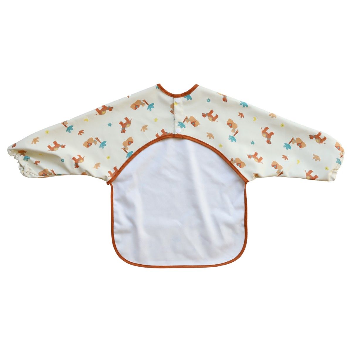 Bavoir tablier manches longues chameaux 1-3 ans - Sahara Petit toi