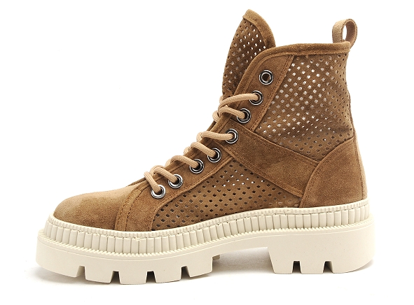 Alpe boots bottine plates femme 2308 marron