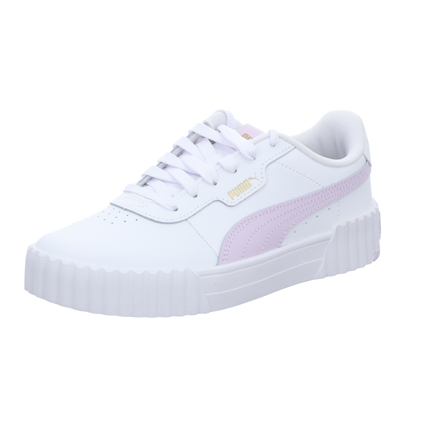 Puma Damen-Sneaker Carina 3.0 Weiß-Rosa