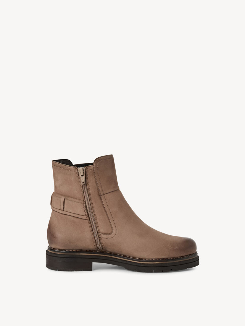 Leren Chelseaboot - beige