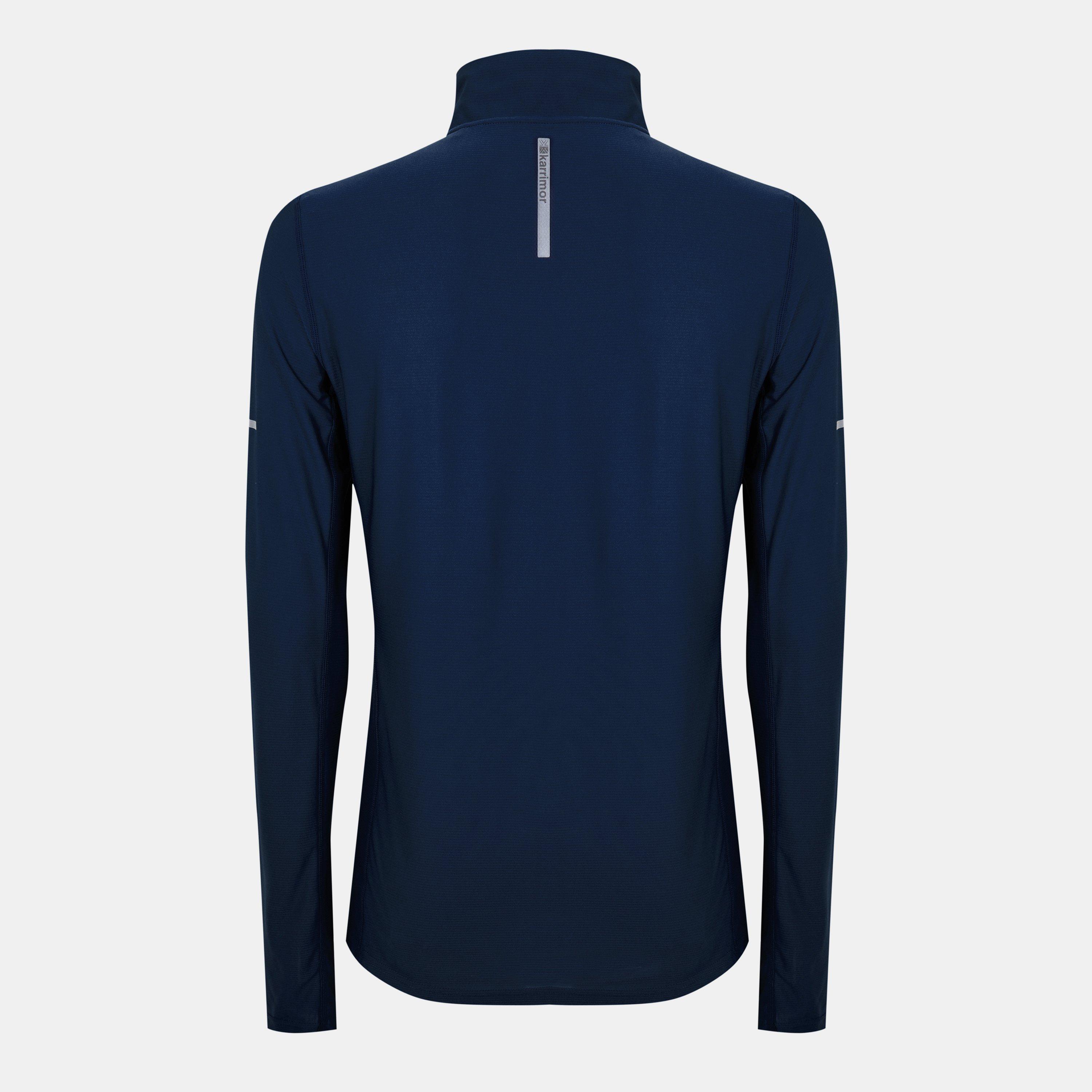 Karrimor Long SleevequarterZip Top Mens