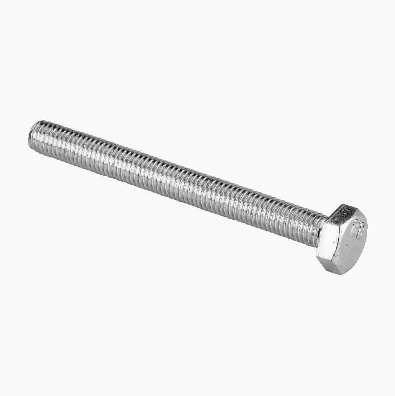 Sekskantskrue M10 x 100 mm, fzb, 5 stk.