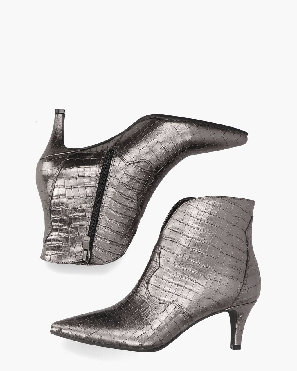 Gioia Evi-4 Zilvergrijs Dames Enkelboots