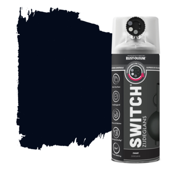 Rust-Oleum Switch spuitlak zijdeglans zwart 400 ml