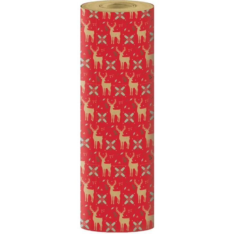 Kraft 70g, Tiny 50x0,35m Rennes fd rouge - Rouge