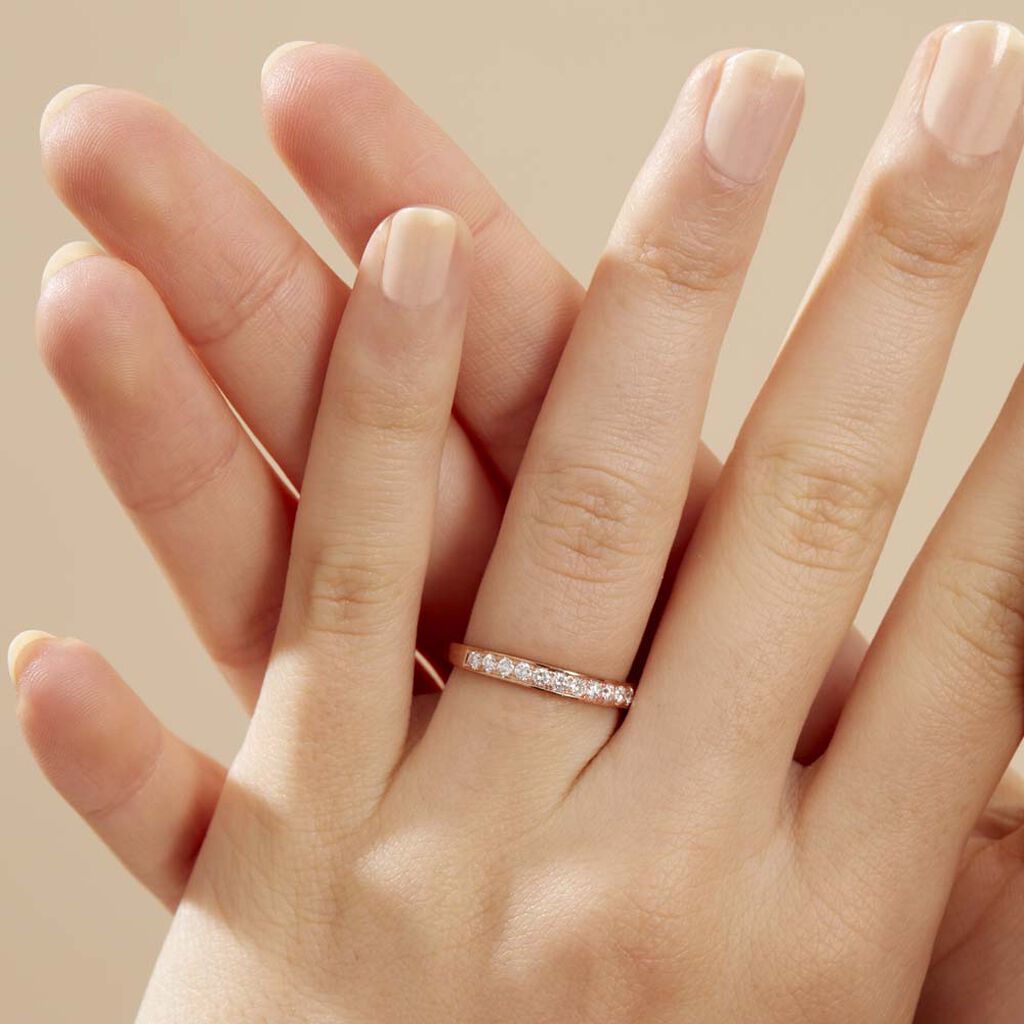 Alliance Rhea Or Rose Diamant