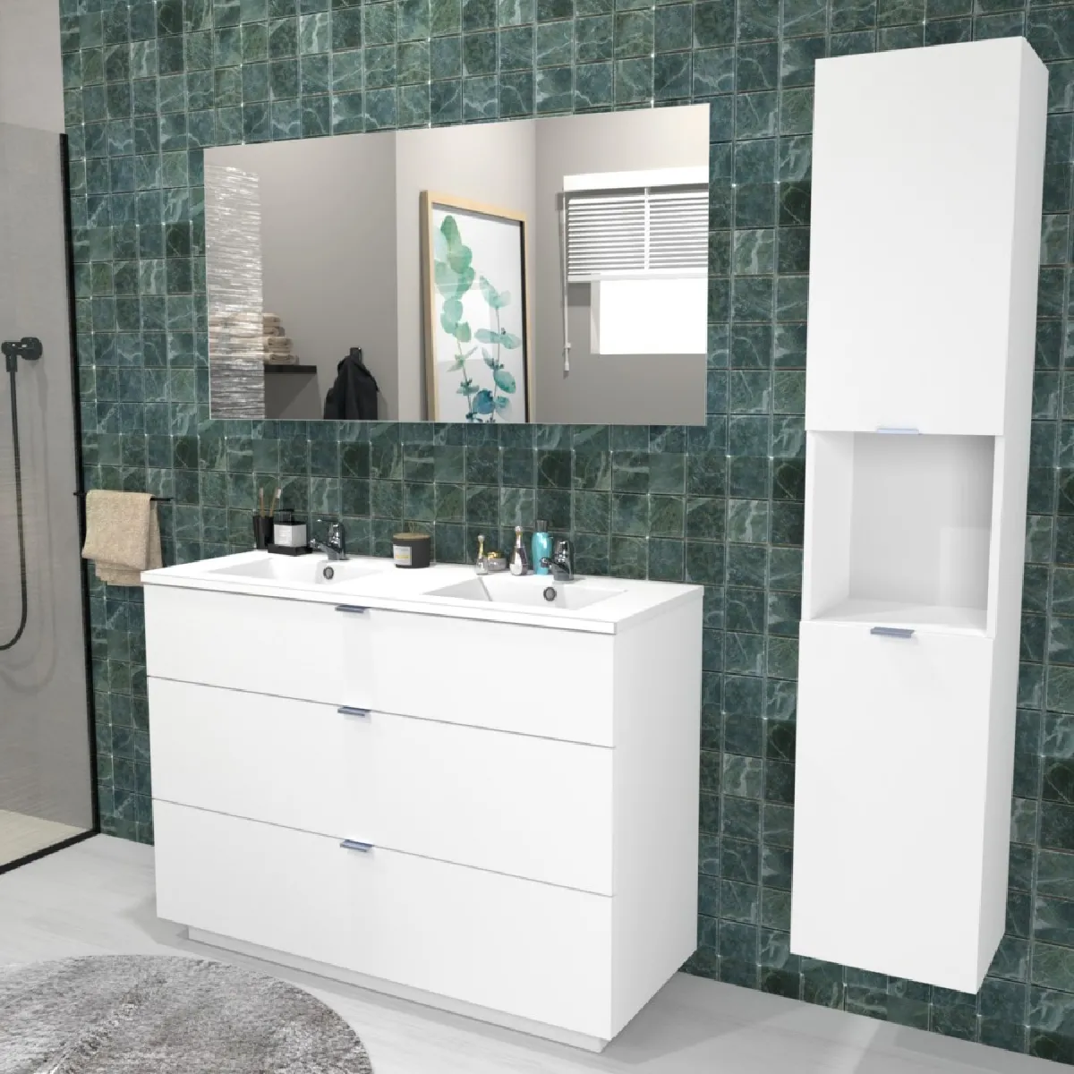Le Quai des Affaires Meuble sous-vasque MARBELLA - Blanc
