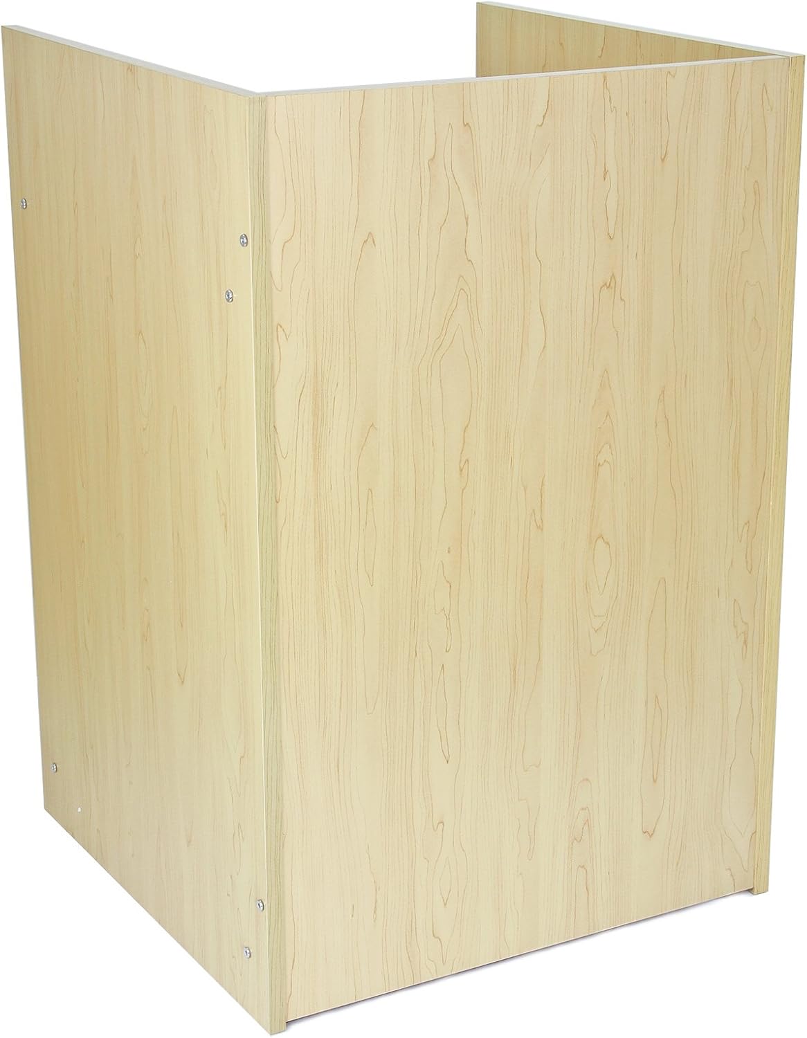 MonsterShop TB60 Kassentisch Kassentresen Verkaufstheke Ladeneinrichtung Verkauftstisch Verkaufstresen Ahorn, 60cm x 60cm x 90cm