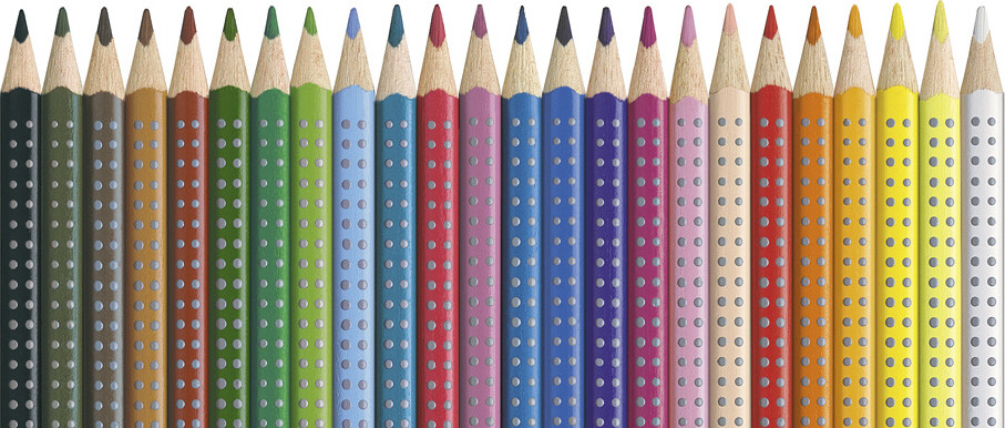 Faber-Castell Farveblyanter - Colour Grip - 24 Stk