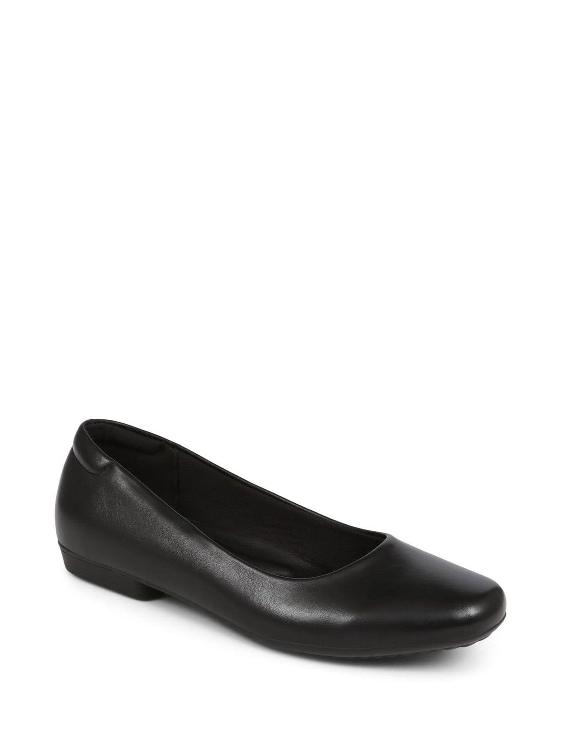 Pavers - Zwarte ballerina's met spitse neus