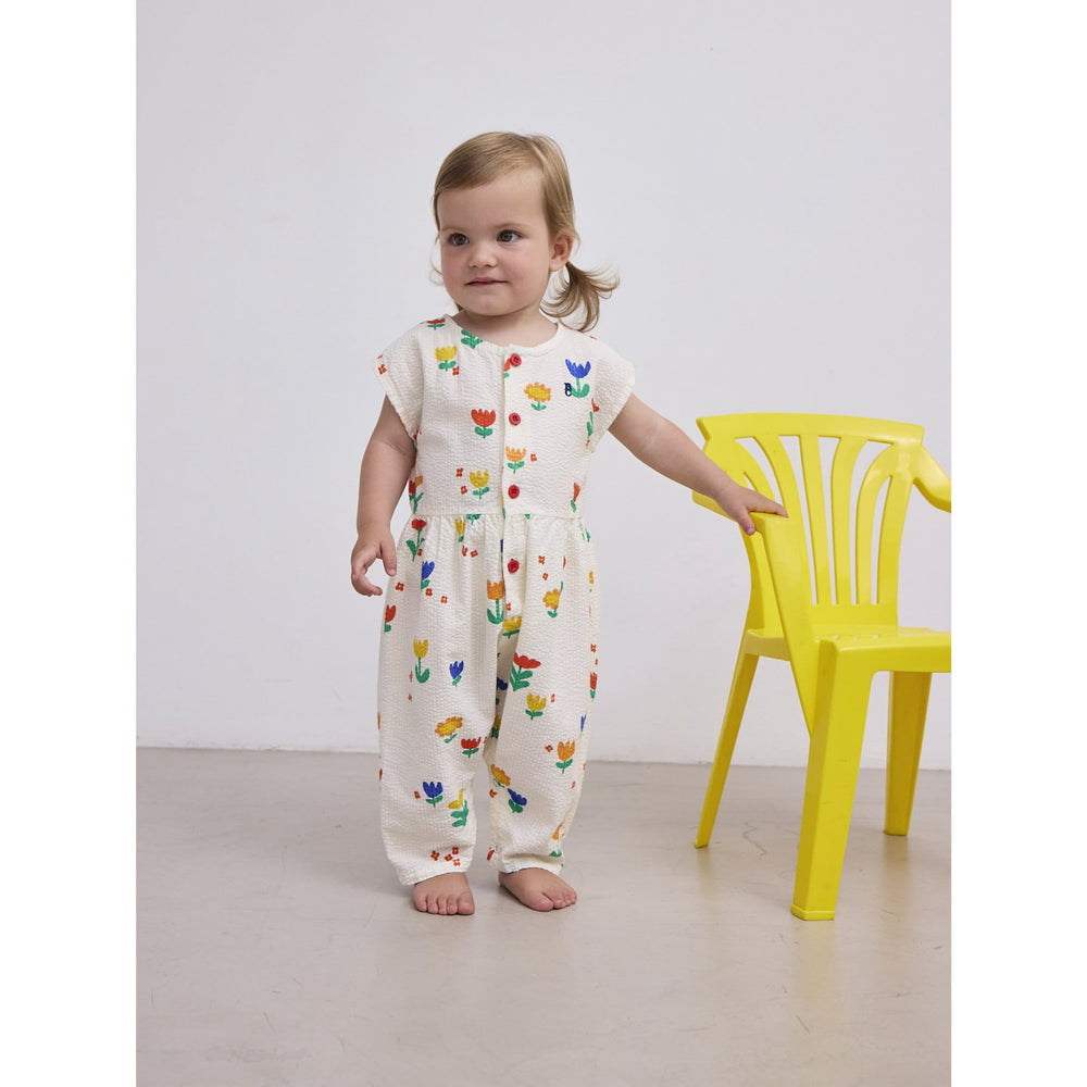Køb Bobo Choses Offwhite Garden Party All Over Woven Overall
