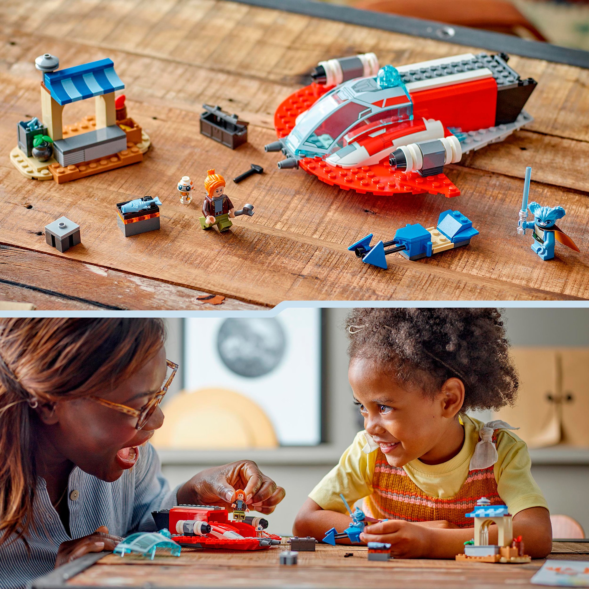LEGO Konstruktionsspielzeug Star Wars Der Crimson Firehawk