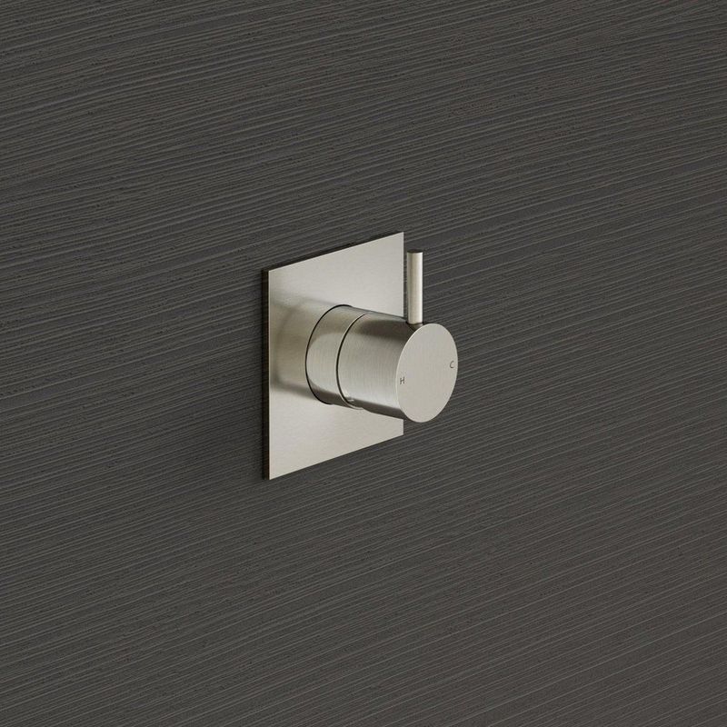 Hotbath - Cobber - Inbouw Douchemengkraan - Geborsteld Nikkel - 1-hendel