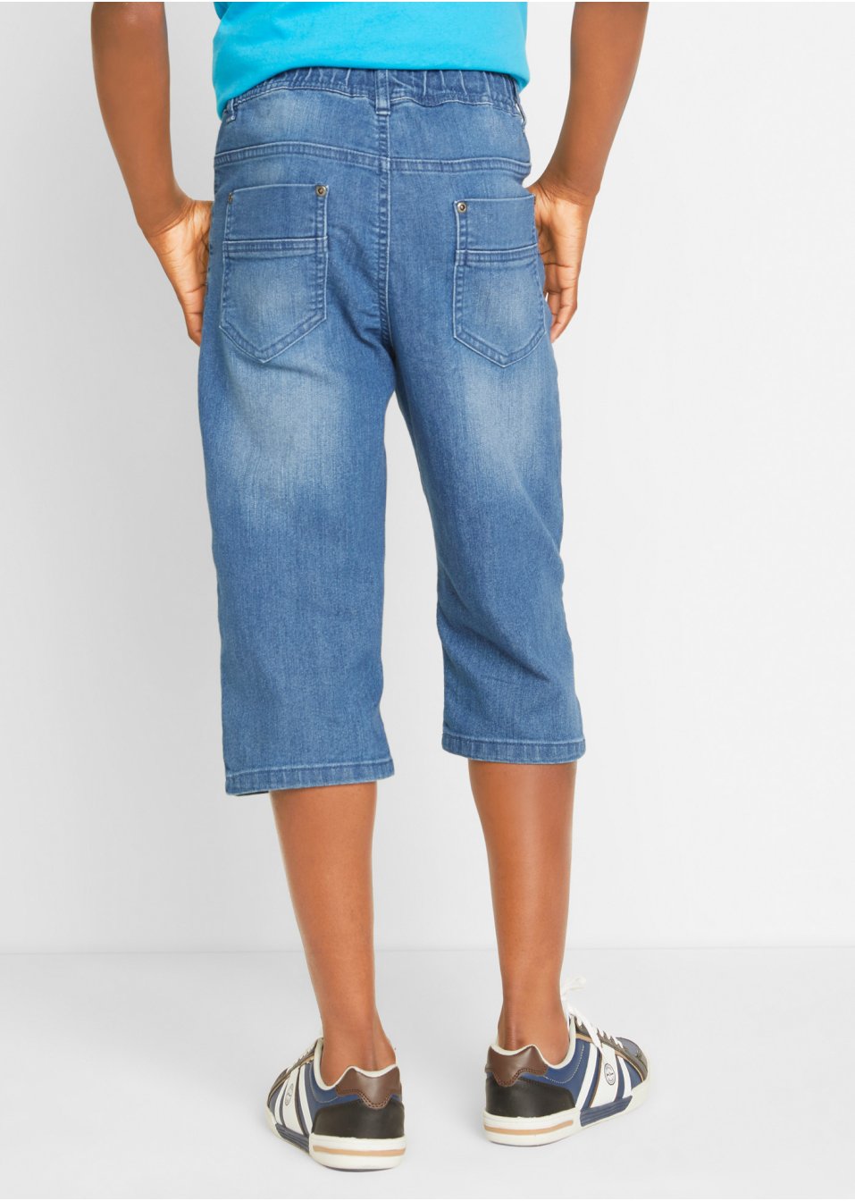 Bermuda garçon taille extensible Slim Fit