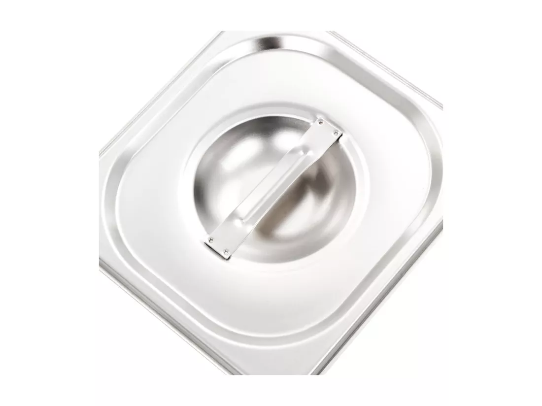 Prolenta Premium - Couvercles de plateau 8 pcs GN 1/6 Acier inoxydable