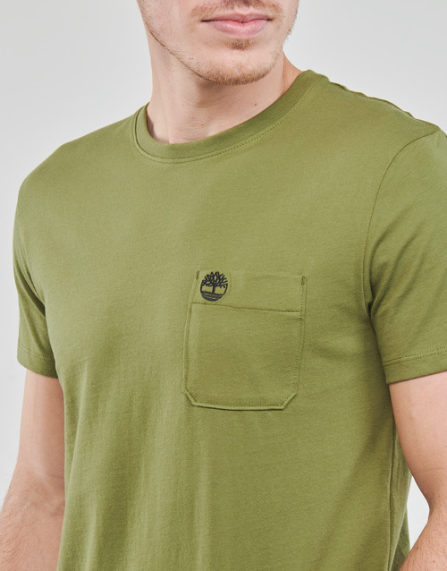 Timberland - SS DUNSTAN RIVER POCKET TEE SLIM - Kaki