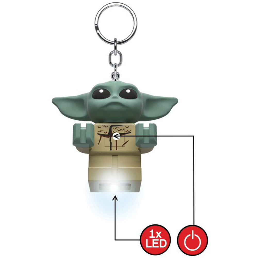 Køb Euromic Lego® The Mandalorian The Child Key Nøglering Med Led Lys H