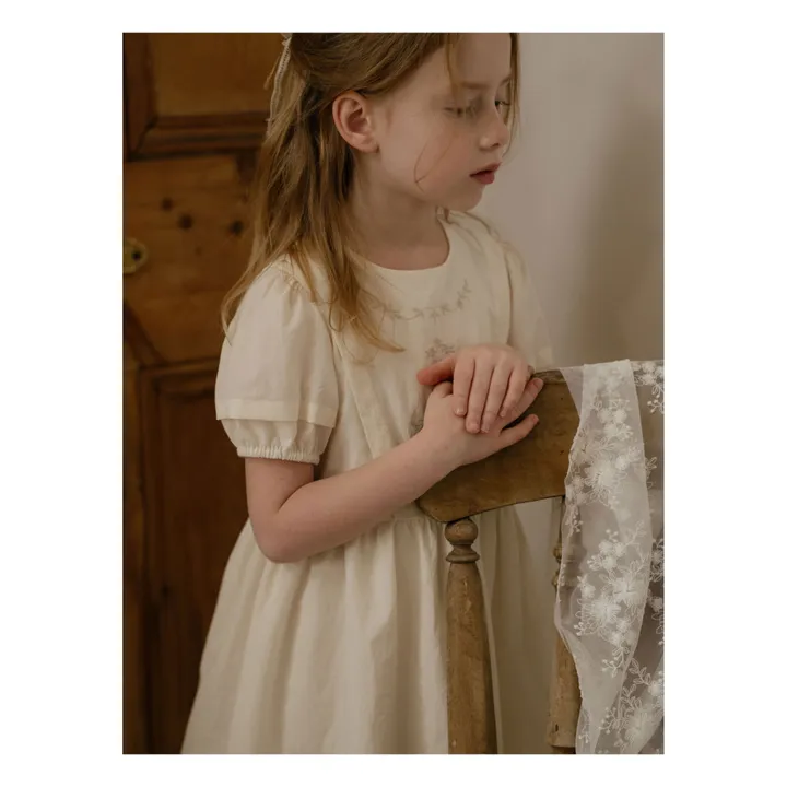 Louisiella Robe Rora Brodée | Crème