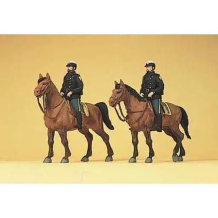 Preiser 10397 HO Berittene Polizei USA