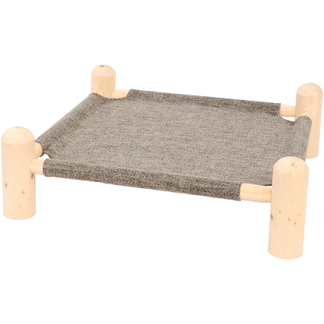 Houten huisdierenbed 49,5 x 49,5 x 15 cm | diverse kleuren