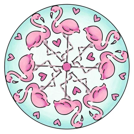 Ravensburger Mini Mandala-Designer Flamingo