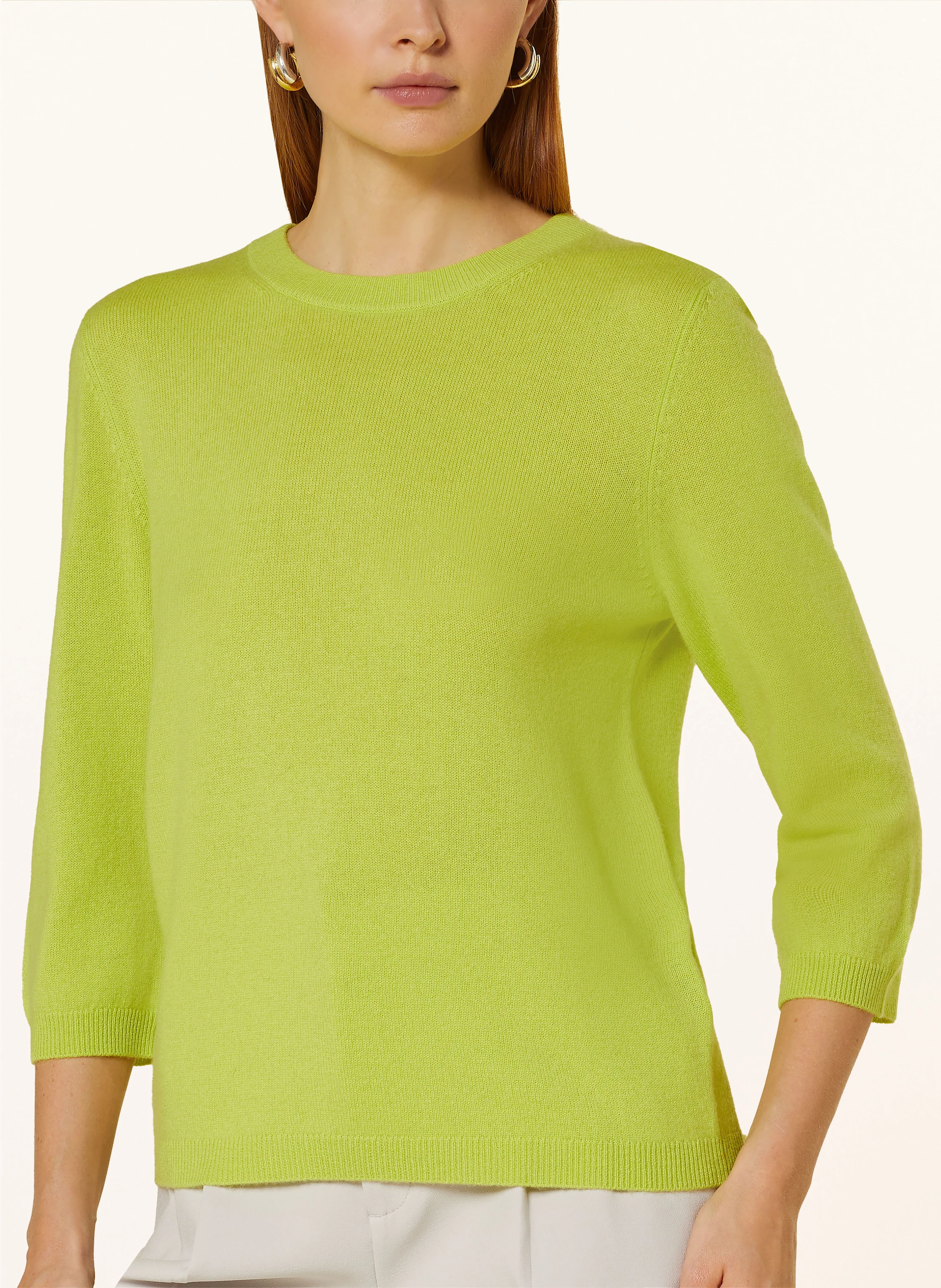 darling harbour Cashmere-Pullover mit 3/4-Arm