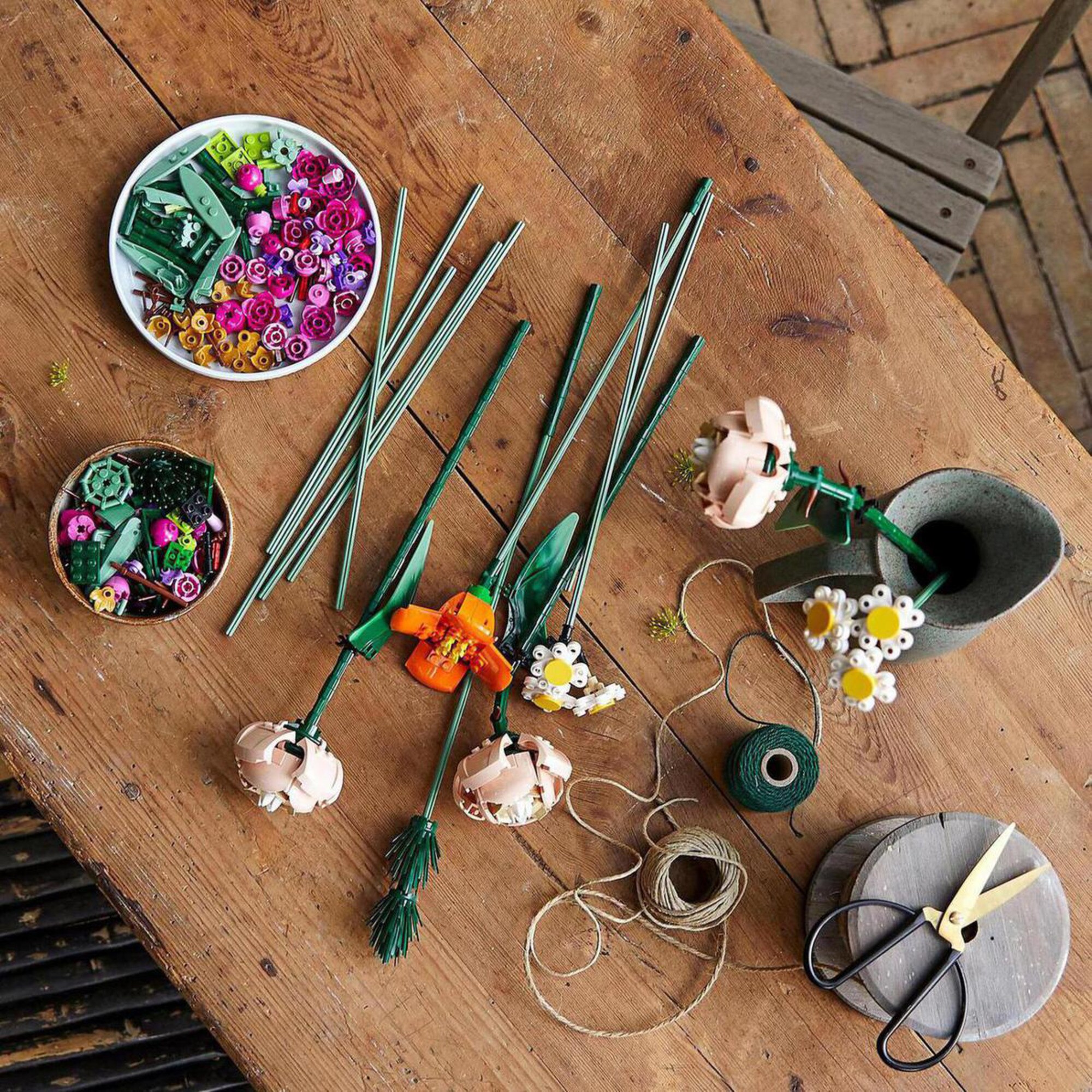 LEGO Konstruktionsspielzeug Icons Blumenstrauß