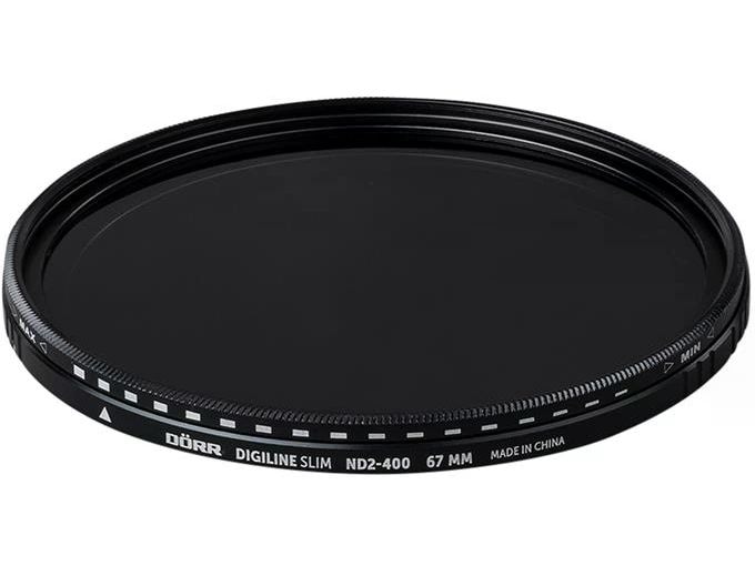Dörr Graufilter Digiline Slim Variabler ND2-400 – 67 mm Variabler Graufilter reduziert die Lichtmenge