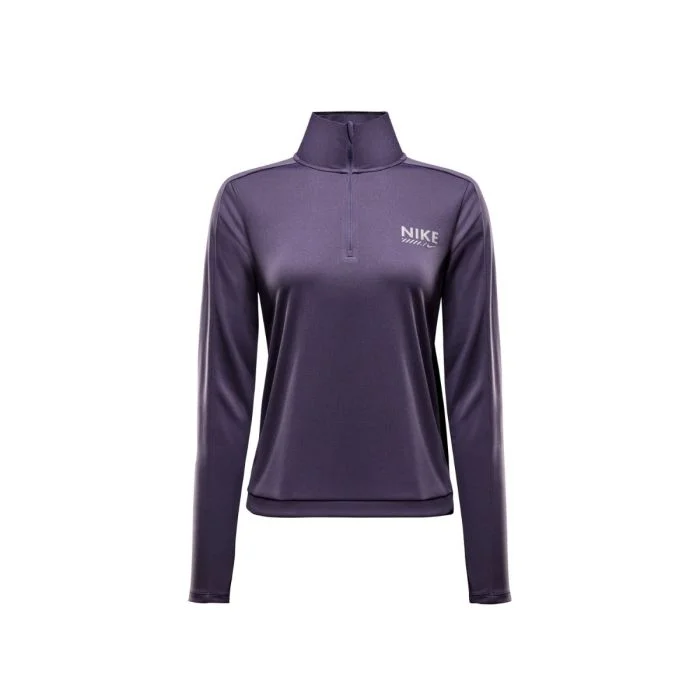 Nike Dame Trøjer Dri-FIT Pacer Half Zip GLS Lilla