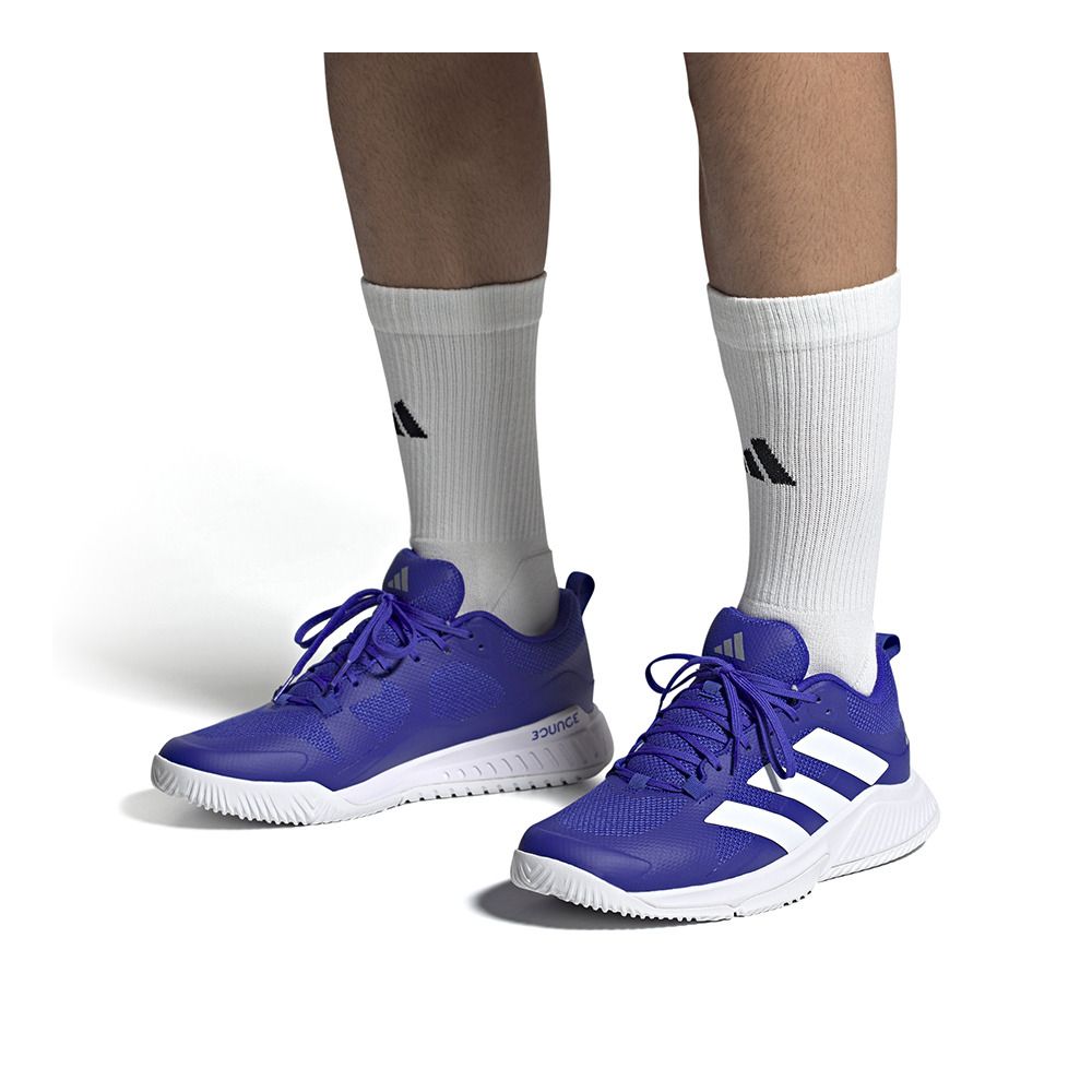 Adidas Performance COURT TEAM BOUNCE 2.0 - Chaussures handball Homme lucid blue/white/silver