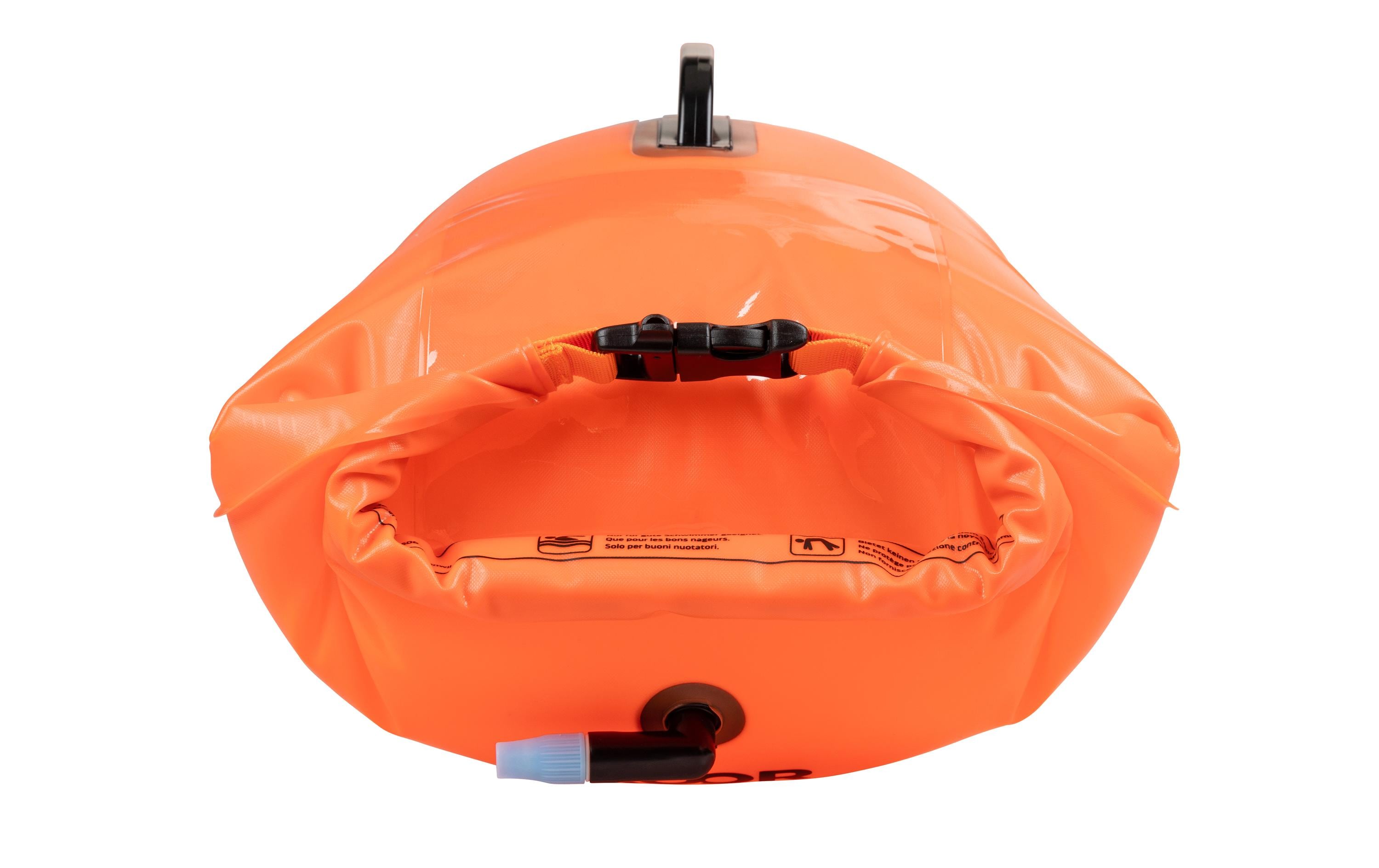 Schwimmboje Booa 20L Arancia 20 lDry Bag und Schwimmboje in einem