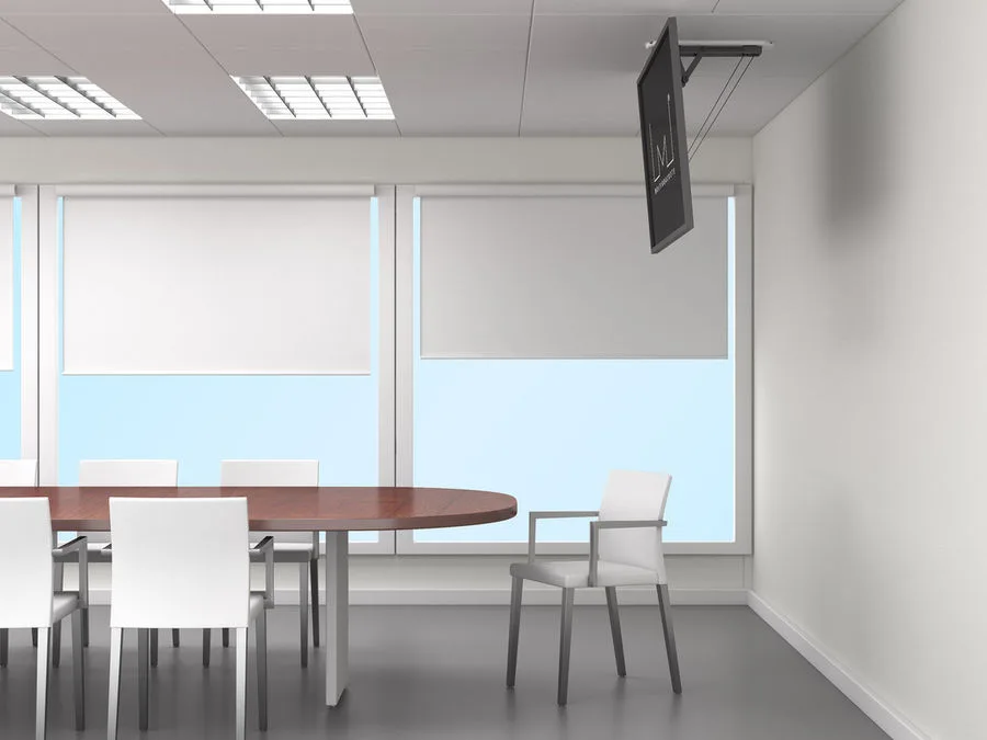 Multibrackets M Motorized Ceiling Mount Supports TV