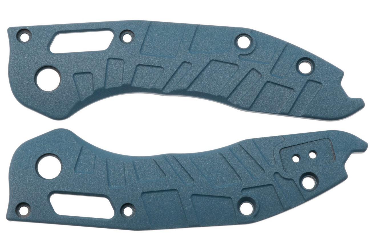 Lex Custom Microtech Stitch Scales V2 MS2TH185, Blue Titanium, handgreepschalen