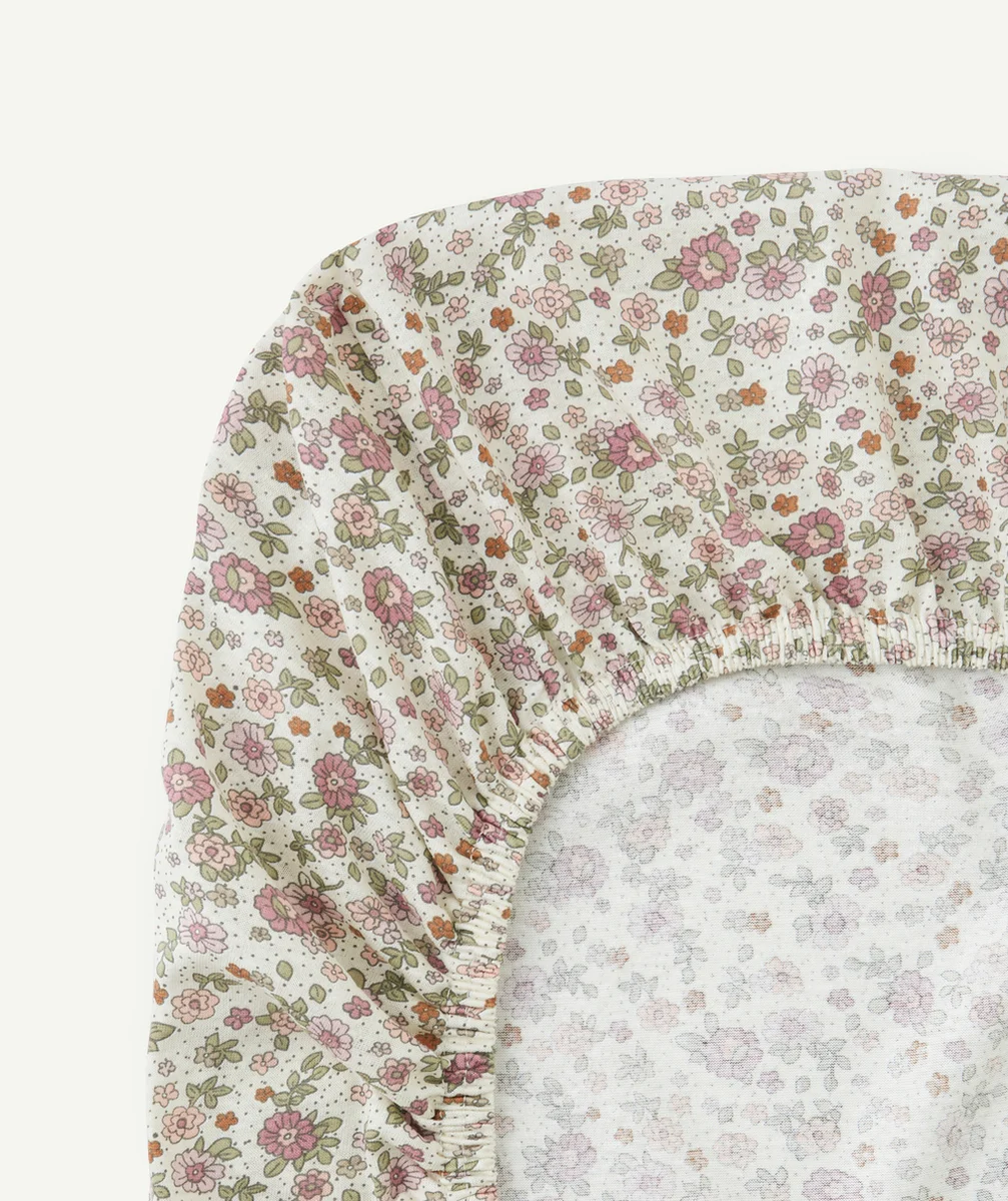 JOLLEINDRAP HOUSSE EN COTON IMPRIMÉ FLEURS RÉTRO