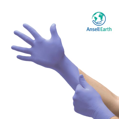 Gant à usage unique nitrile MICROFLEX® 93-843 violet non poudré