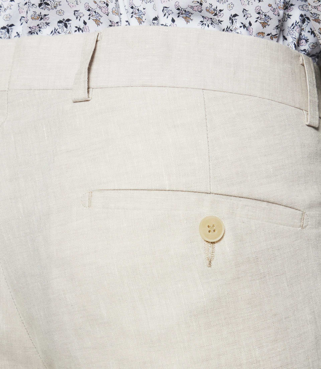 Pantalon en lin parme BCELESTE