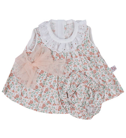 Asi Puppenkleidung - 36 cm - Alex - Rosa/Weiß/Blumen