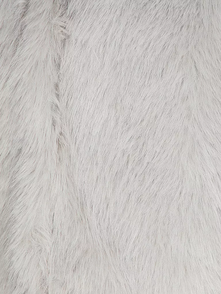 RICH & ROYAL Jacke in Felloptik silber