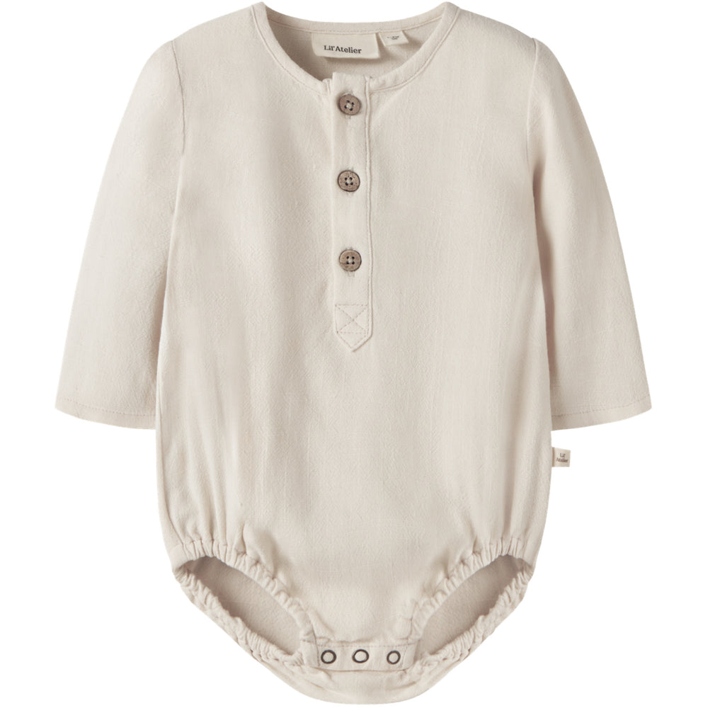 Køb Lil'Atelier Coconut Milk Nbmfreddie Ls Loose Body Skjorte Lil