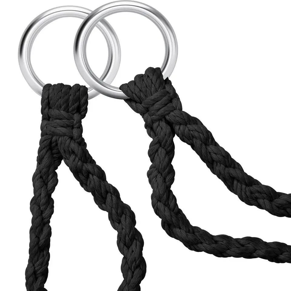 tectake Hangstoel Grazia, Zwart