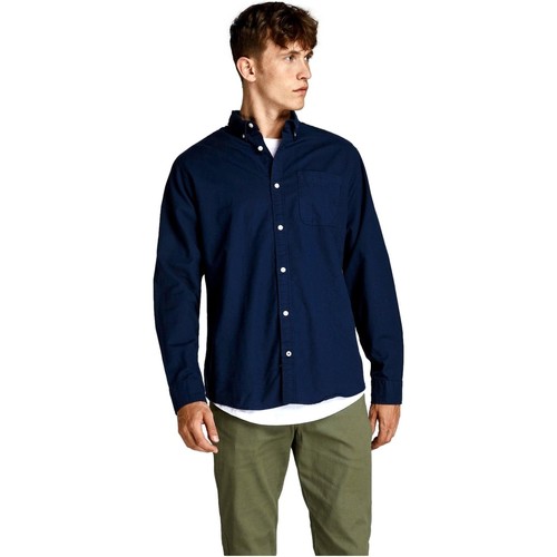 Jack & Jones - CAMISA CASUAL HOMBRE JACK & JONES 12182486 Azul